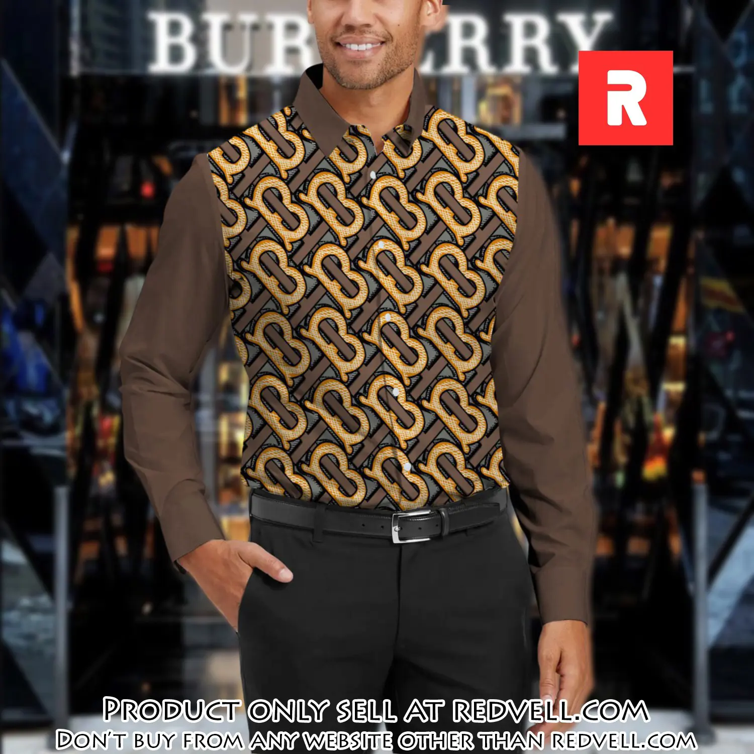 Burberry long sleeves button down shirt for elegant men lsb1016 rv5332198